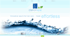 Desktop Screenshot of clarionspa.com