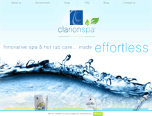 Tablet Screenshot of clarionspa.com